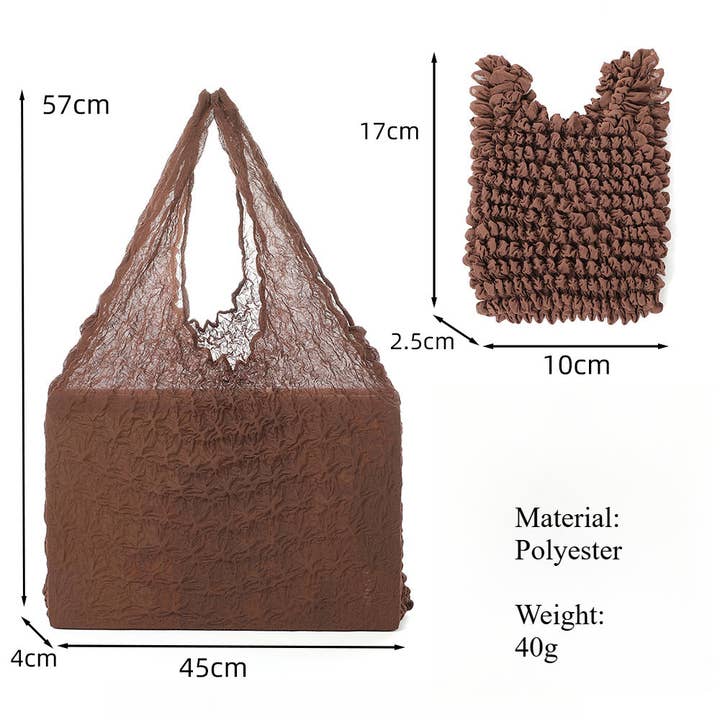 alberalkirk - Wholesale Pouch – Women’s - Shirred Expandable Pouch Polyester Multi Color S5P28514