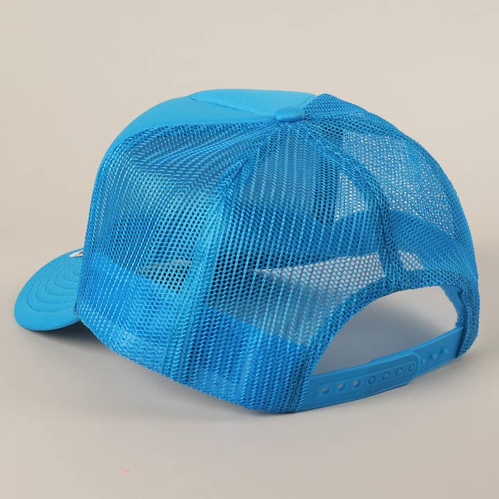 Fashion City - Wholesale Trucker Hat - Unisex - COLORADO Text Printed Mesh Back Foam Trucker Hat6