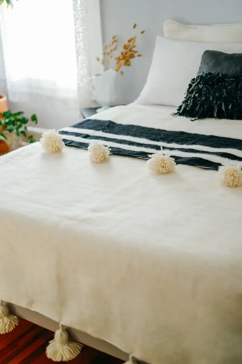 High crafty – wholesale Throw blanket – 🛏️ Handwoven Cotton Bedspread – Boho Throw Blanket4