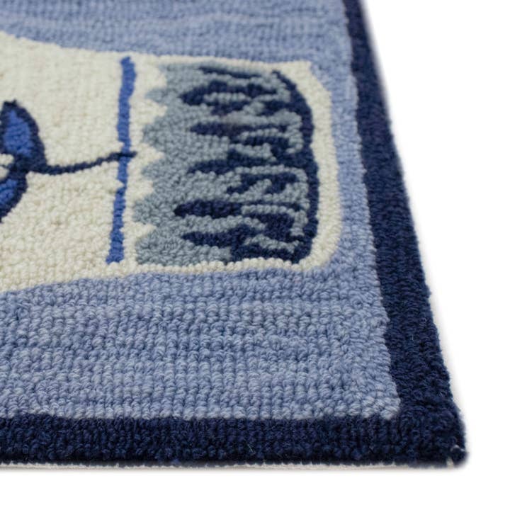 Blue Frontporch Ginger Jars Indoor/Outdoor Rug for wholesale on Faire