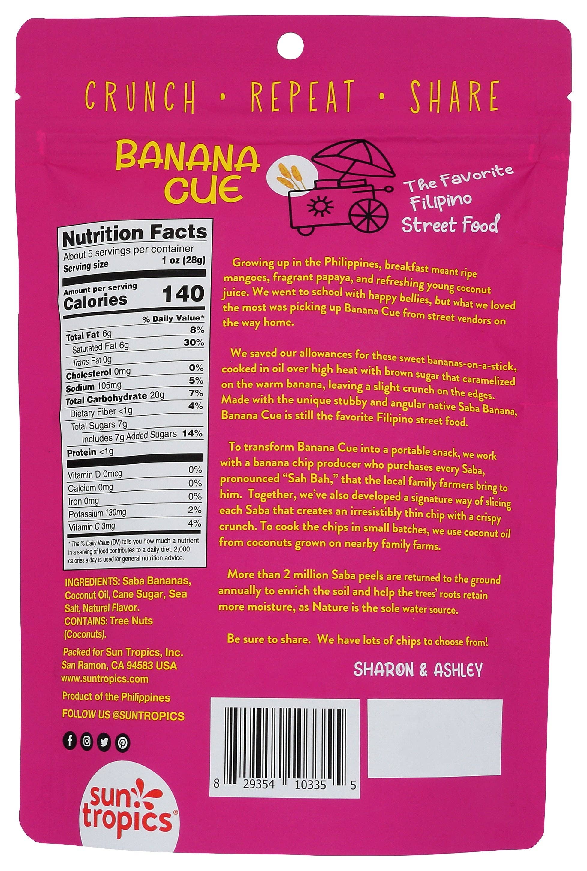 Everyday Supply Co - Wholesale Chips - SUN TROPICS CHIPS BANANA SLTD CARAMEL - Case of 121