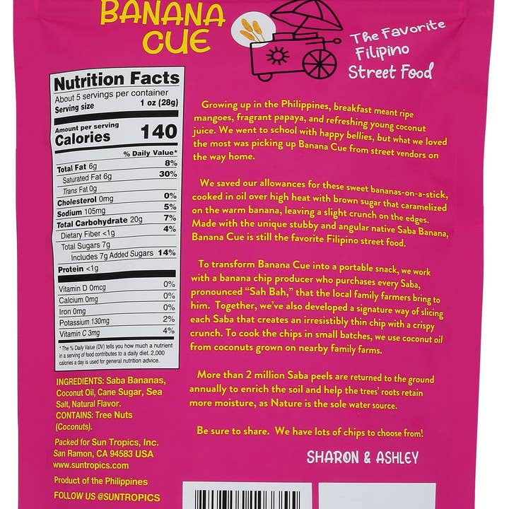 Everyday Supply Co - Wholesale Chips - SUN TROPICS CHIPS BANANA SLTD CARAMEL - Case of 121