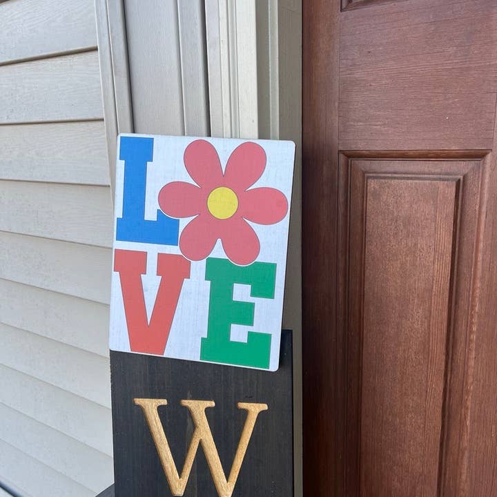 Birch and Boulder LLC - Wholesale Sign - Spring Love topper