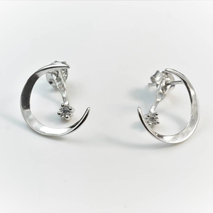 Diat - Wholesale Huggie Earrings - Moon Earrings3