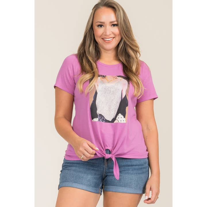 Blue Leopard - Wholesale T-Shirt - Women's - blt44676