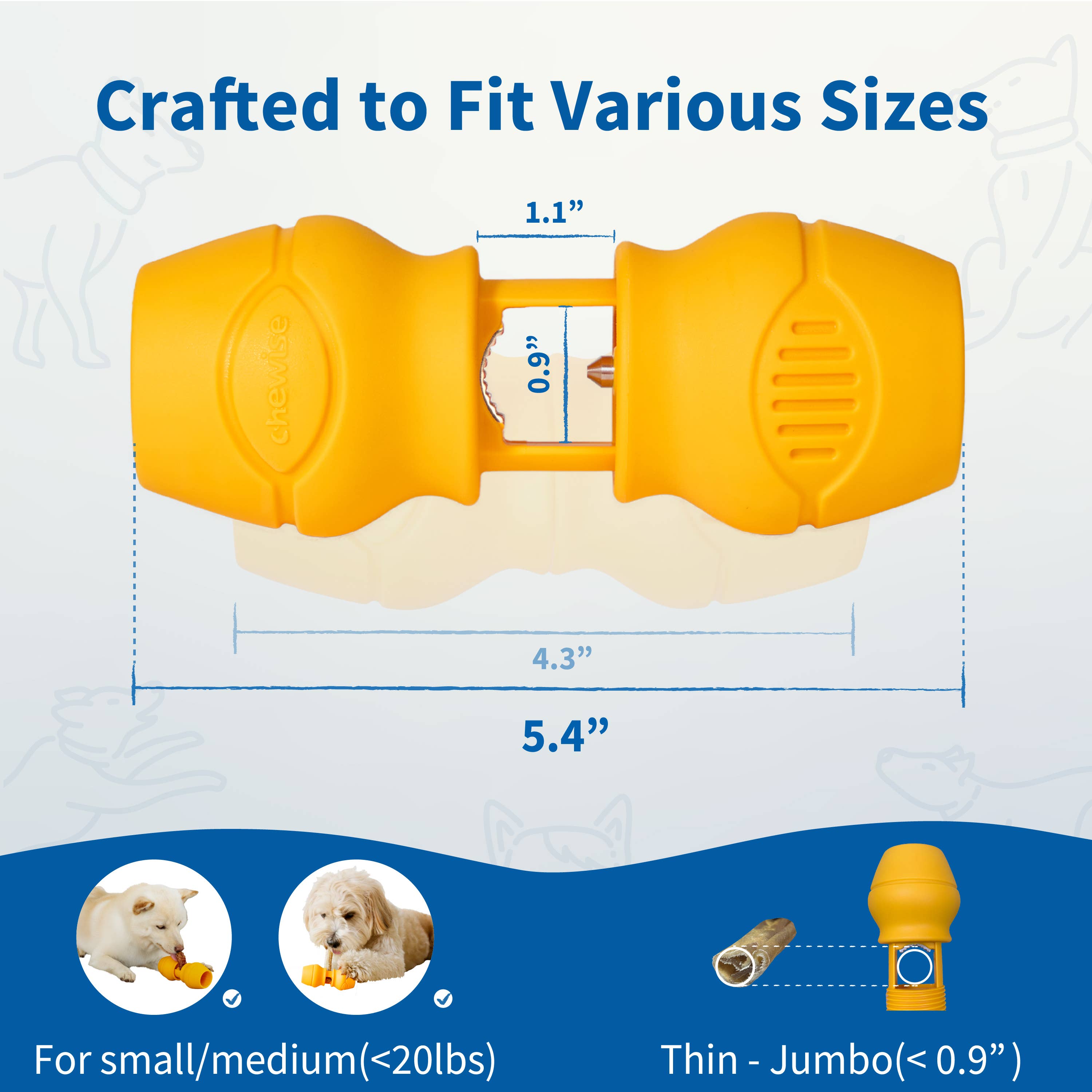 Chewise Official - Wholesale Pet Chew Toy - Dog - Safe Chew Holder – Small | Case Pack (75 Units) 5