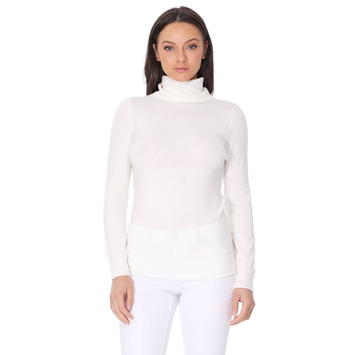 Mak – wholesale Knitted jumper – Women′s – Women's Long Sleeve Turtleneck Pullover Sweater MK33495