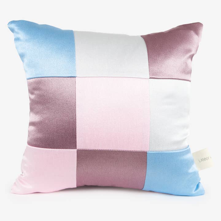 Mini Satin Checkerboard Cushion for wholesale by LannyxStudio
