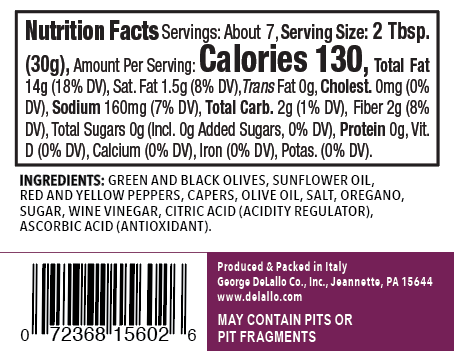 Delallo - Wholesale Olives - Imported Olive Bruschetta (7.05 oz.)3