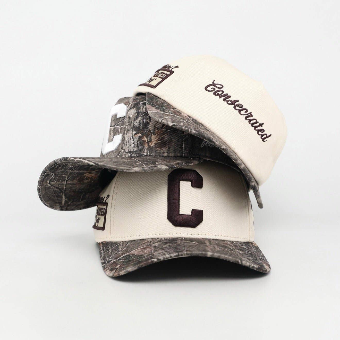 Malta Apparel LLC - Wholesale Baseball Cap - Unisex - CONSECRATED Premium SnapBack - Cream/Malta Woodland Camo5