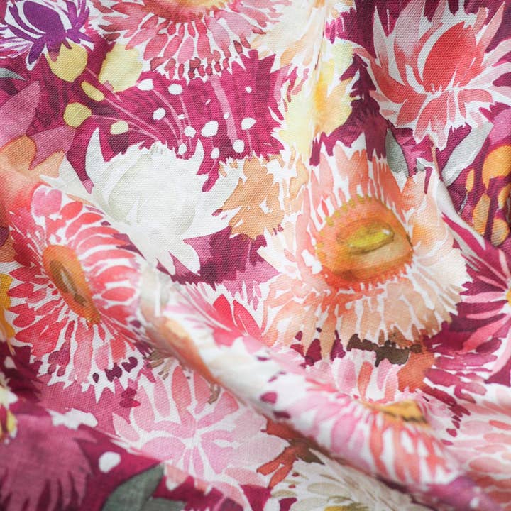 Natalie Martin | Australian Watercolour Artist - Wholesale Tea Towel - 'The Everlasting Meadow' Tea Towel1