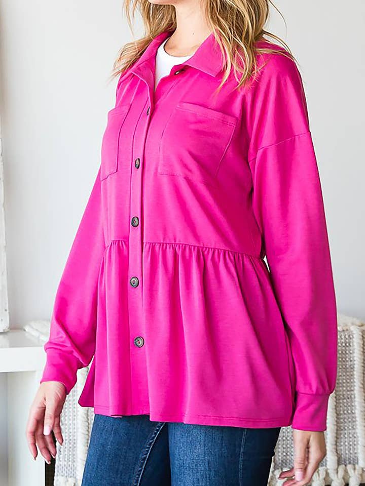 GIACCA A BOTTONI CON COLLETTO SOLIDO E TASCHE per la vendita all'ingrosso da parte di ROUSSEAU