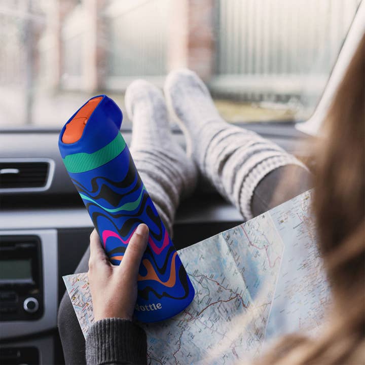 Ottle Hydration - Wholesale Water Bottle - Drippy Trip 19 oz Water Bottle4