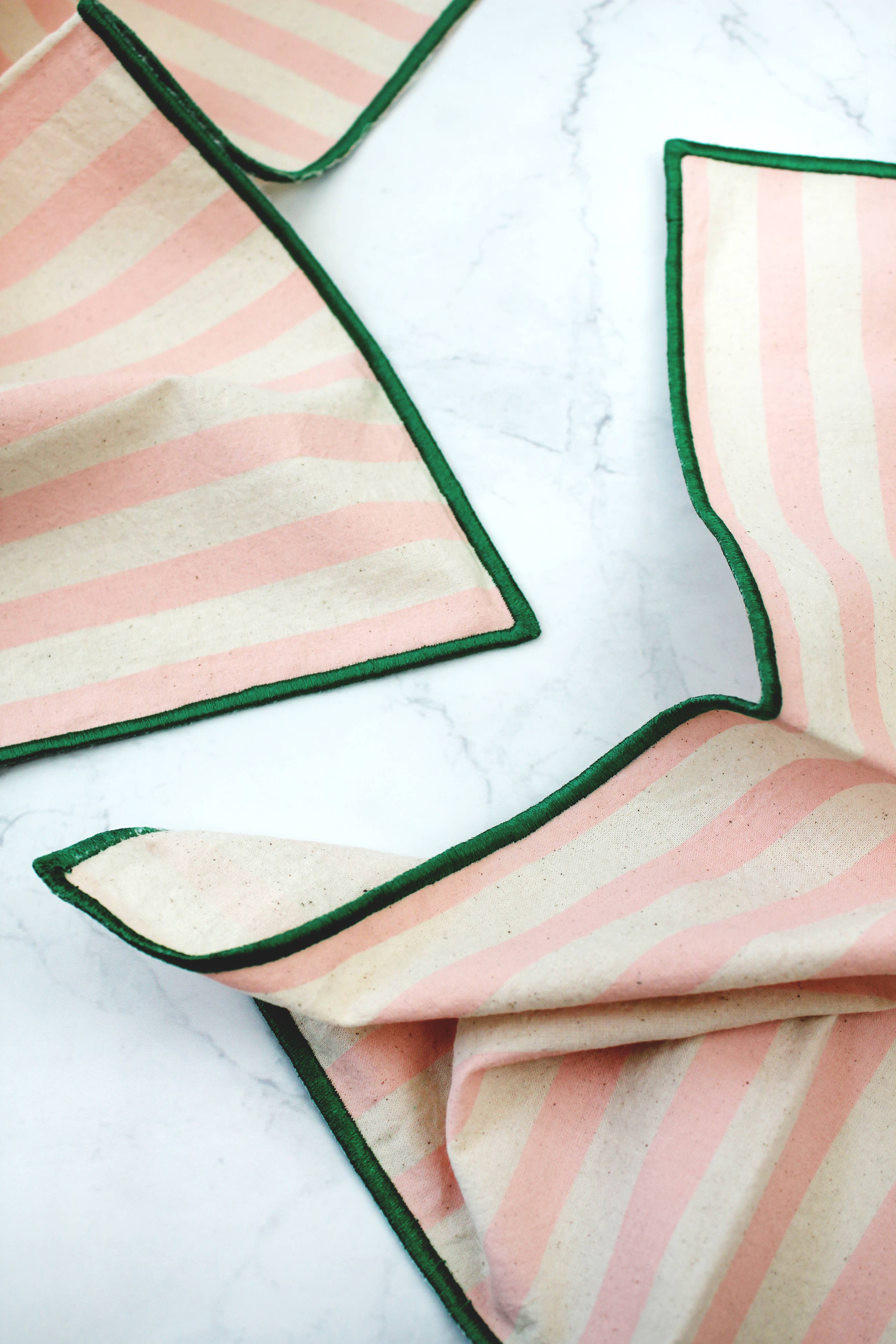 Calhoun & Co. - Wholesale Tea Towel - Striped Colorful Cloth Napkin Sets4