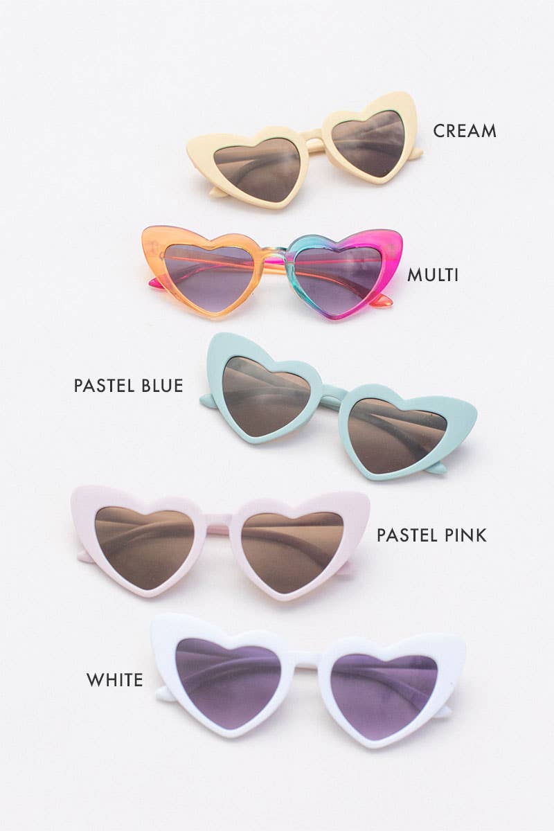 Space 46 Wholesale - Wholesale Sunglasses - Kids - Kids Toddler Heart Barbie Style Sunglasses1