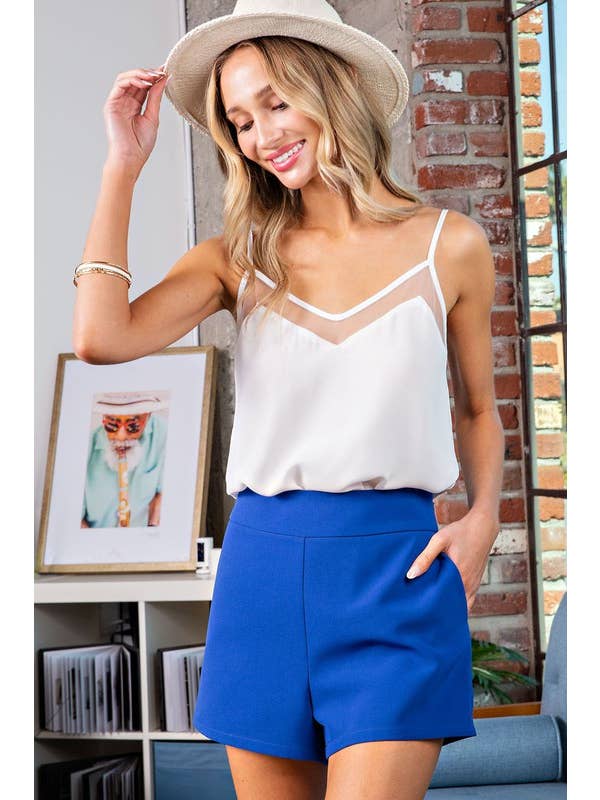 Peace Love Line - Wholesale Shorts - Women's - HIGH WAIST SHORTS2