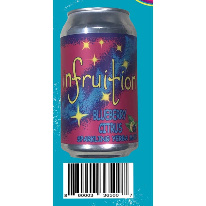 Infruition Tea - Wholesale Sparkling Water - Blueberry Citrus Yerba Mate Sparkling Tea