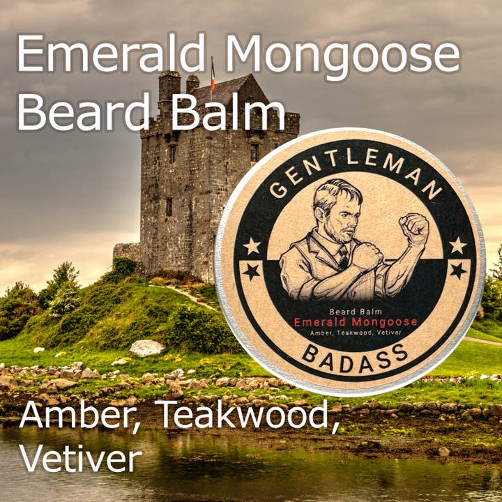 Emerald Mongoose Beard Balm - 2 oz. for wholesale by Gentleman Badass