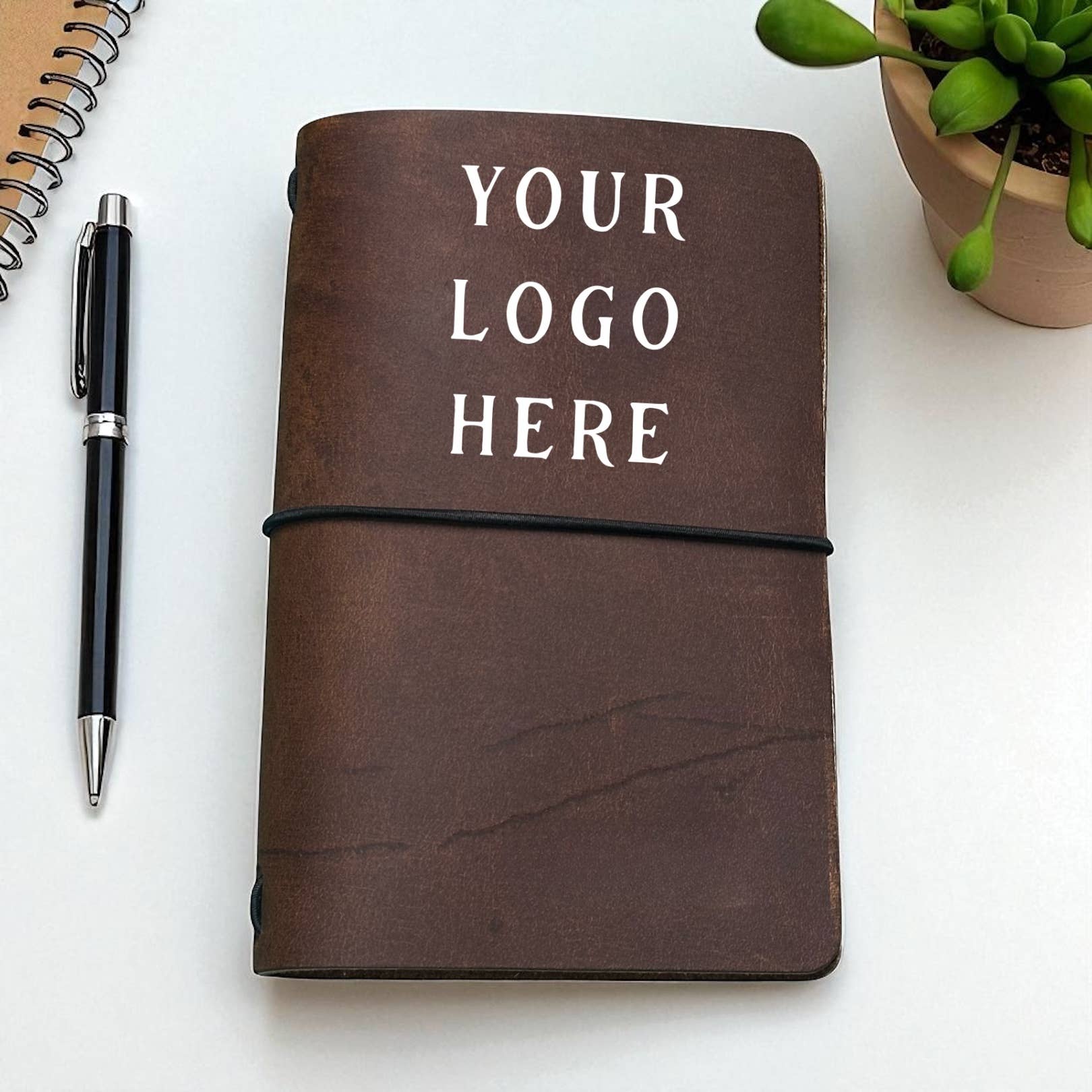 Sophisticate Supply Co. - Vente Journal intime - Carnet en cuir personnalisé estampé – Cahier de poche rechargeable