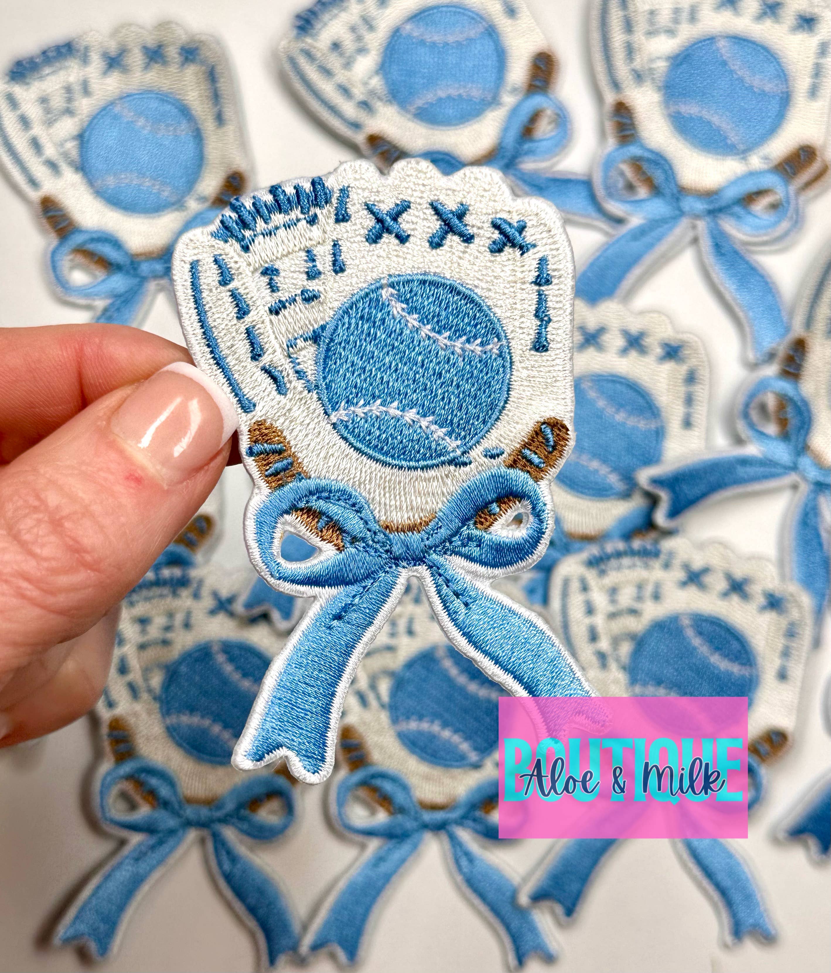 Aloe and Milk Boutique - Wholesale Hat Accessory - Women's - Baseball Glove patch, baseball mom, softball mom6