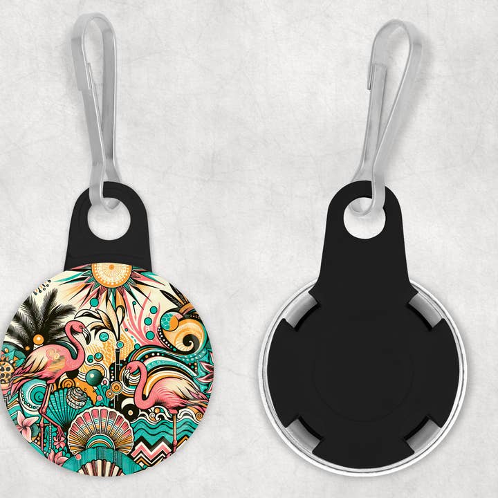 Boho Flamingo | Zipper Pull for wholesale by Corksee