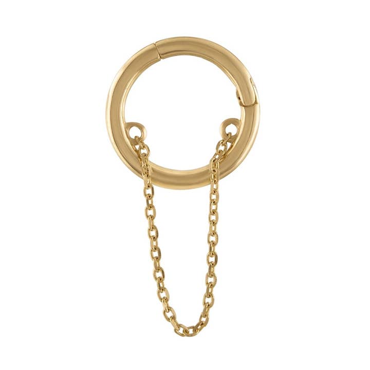 Knorpelklicker-Ohrring aus 14-karätigem Massivgold | Helix Tragus Piercing-Schmuck für den Großhandel von Zahav Jewelry