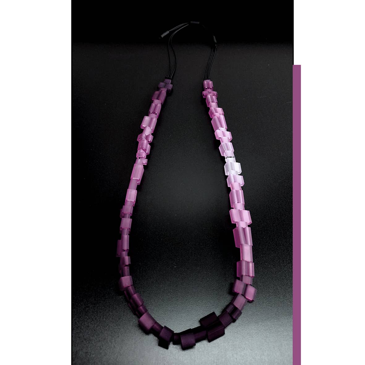ALEX+SVET - Wholesale Beaded/Pearl Necklace - YALTA hand-dyed rubber long necklace INFINITE line4