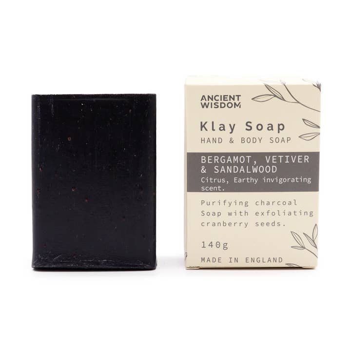 Ancient Wisdom – wholesale Bar Soap – Klay Soap - Bergamot & Sandalwood0