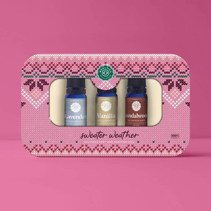 The Sweater Weather Essential Oil Collection New for wholesale by Woolzies