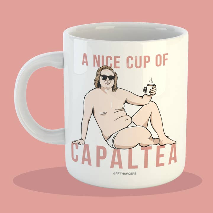 Lewis Capaltea | Tasse à café en céramique 11 oz pour la vente par ArtyBurgers