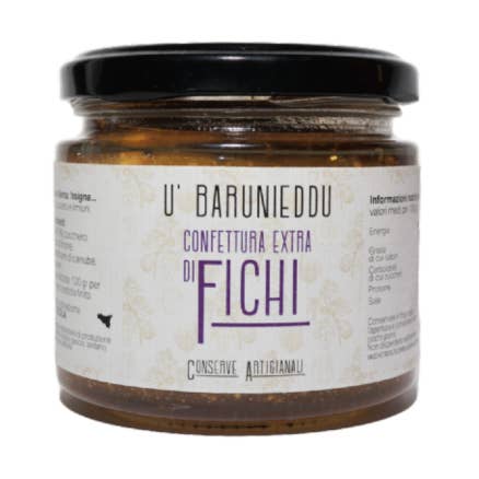 Emporio Sicilia - Wholesale Jam/Jelly - Confettura extra di Fichi Siciliani - U Barunieddu 0