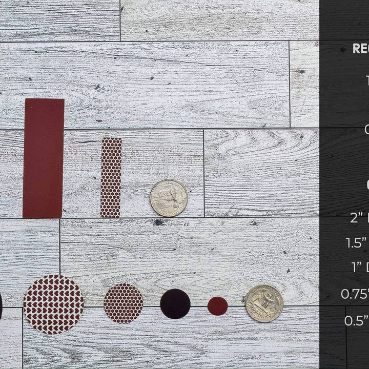 Chandler Studio - Wholesale Sticker - 0.75" Circle Match Strike Stickers Paper Adhesive - 50 pcs2