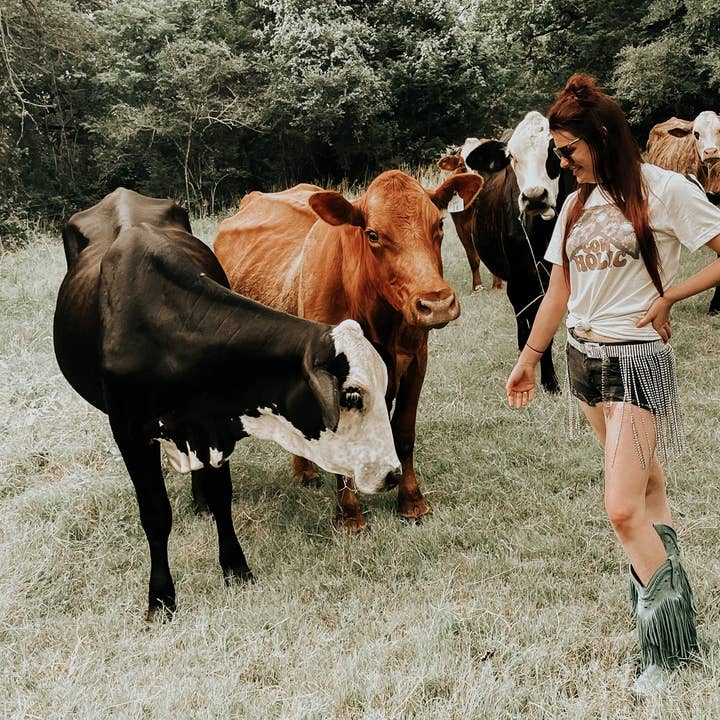 Cowholic Graphic Tee for wholesale by The Sassy Heifer