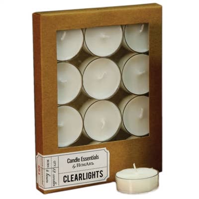 Clearlite - Box of 12 - Ivory for wholesale by HomArt