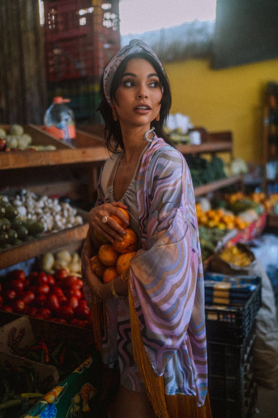 Looks by Luks – wholesale Kimono – Women's – Trust Your Soul Furisode Short Kimono with fringe2