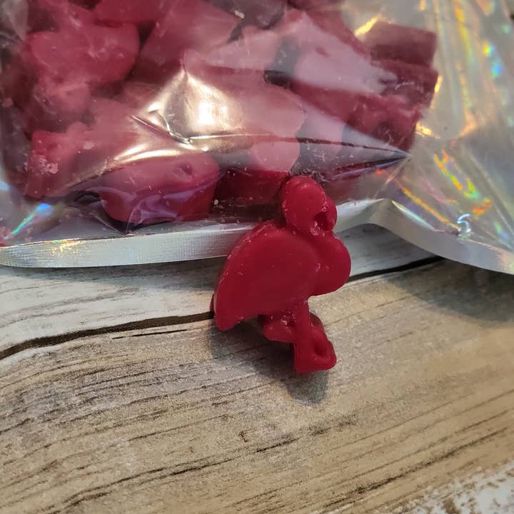 Flamingo shaped wax melts for wholesale by Three B's Boutique