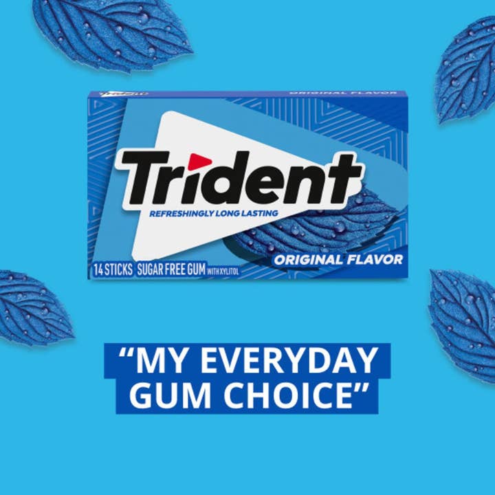 Snacky Candy - Wholesale Chewing Gum - Trident Original Flavor 14 pc 12 pack3