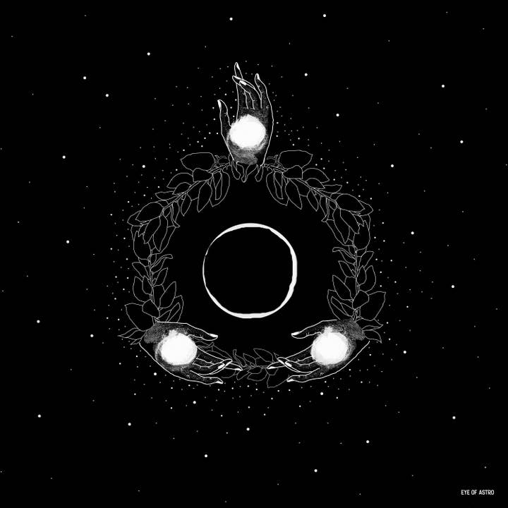 The Intuitive Night Goddess Tarot Cloth / Altar Cloth for wholesale by Eye Of Astro