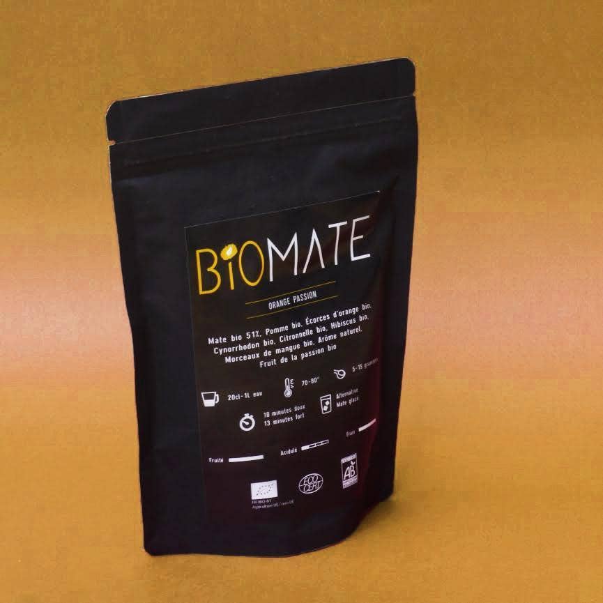 Biomate - Wholesale Health/Detox Tea - Orange Passion - Organic Yerba Mate0
