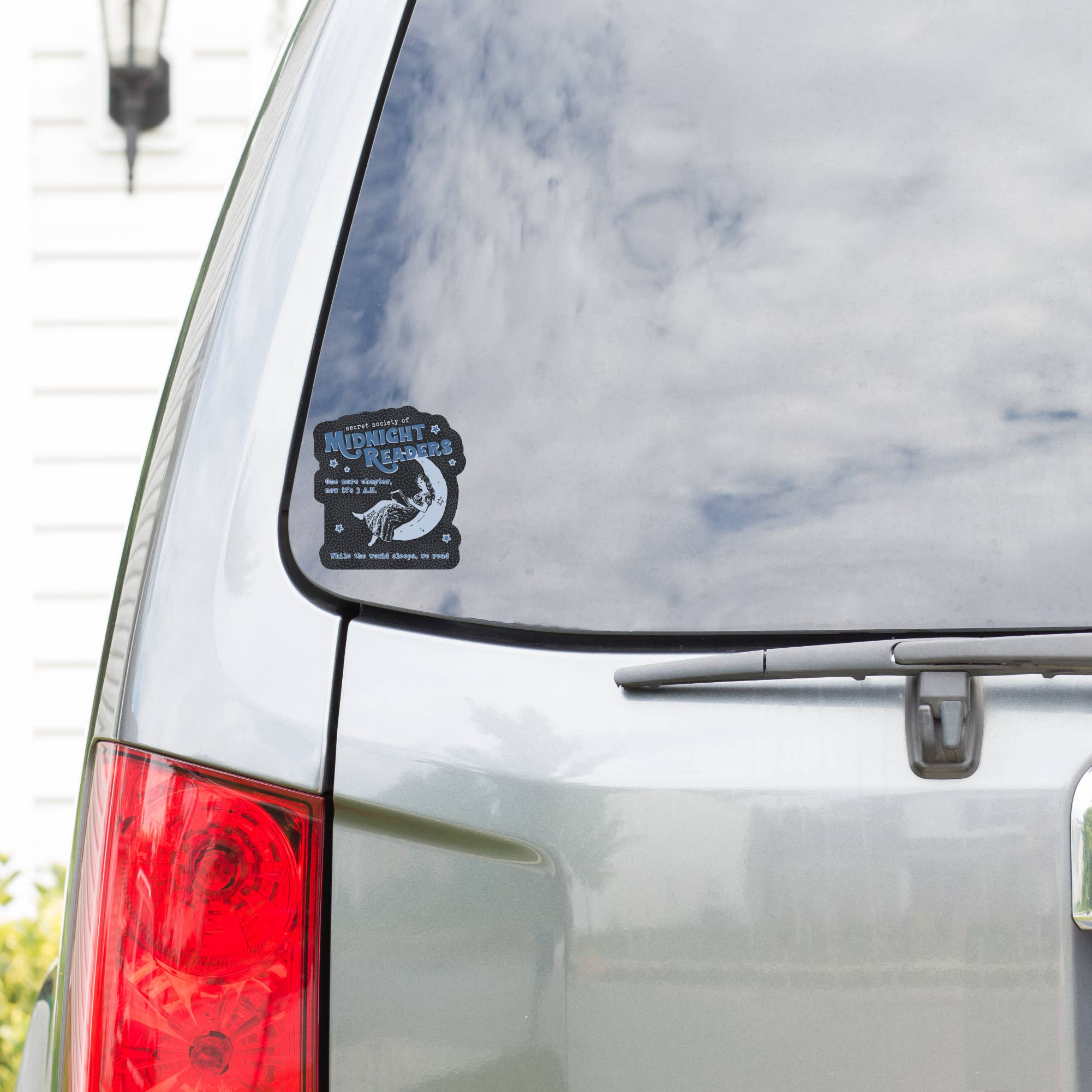 Juju and Moxie - Wholesale Sticker - Night Reader Lit Book Lover High Quality Vinyl Sticker3