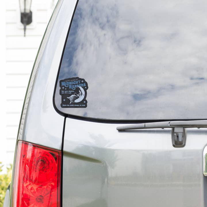 Juju and Moxie - Wholesale Sticker - Night Reader Lit Book Lover High Quality Vinyl Sticker3