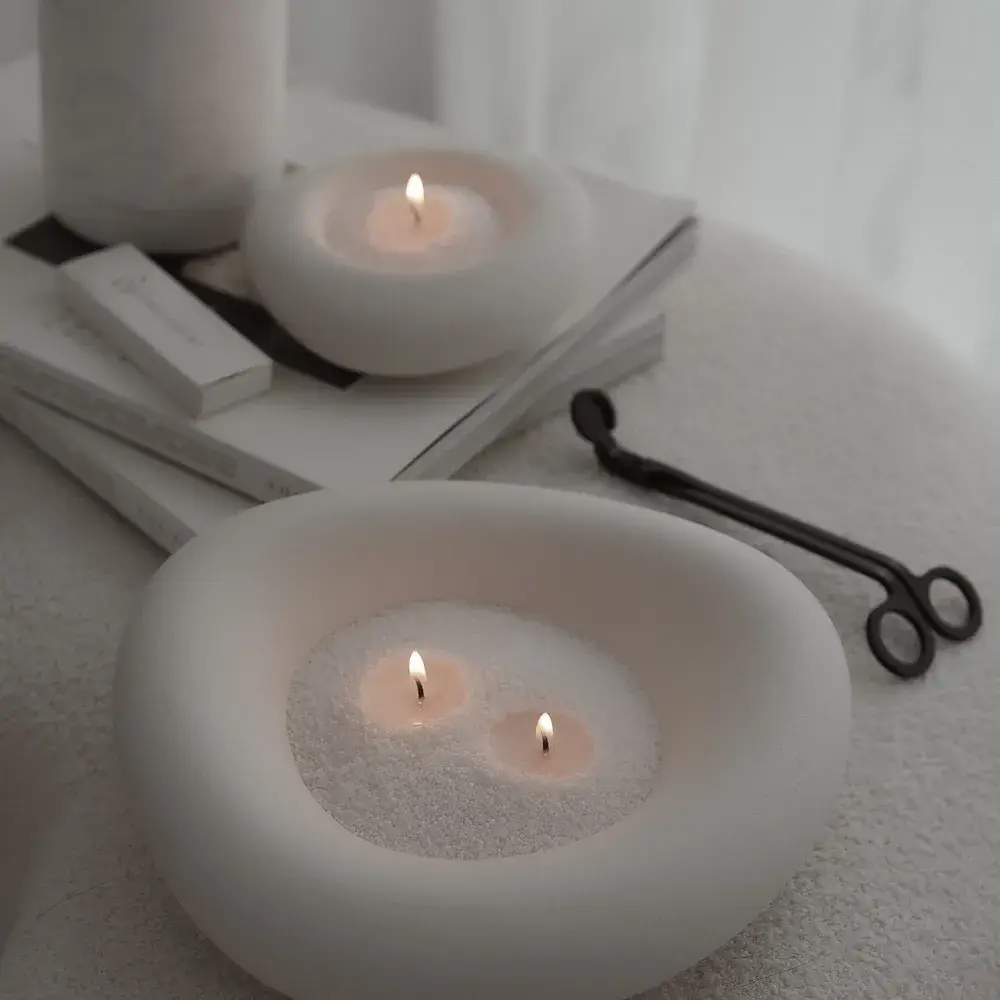 The Candledust – wholesale DIY craft kit – Lemongrass Ginger Scented Candle Sand 330g + 5 wicks2