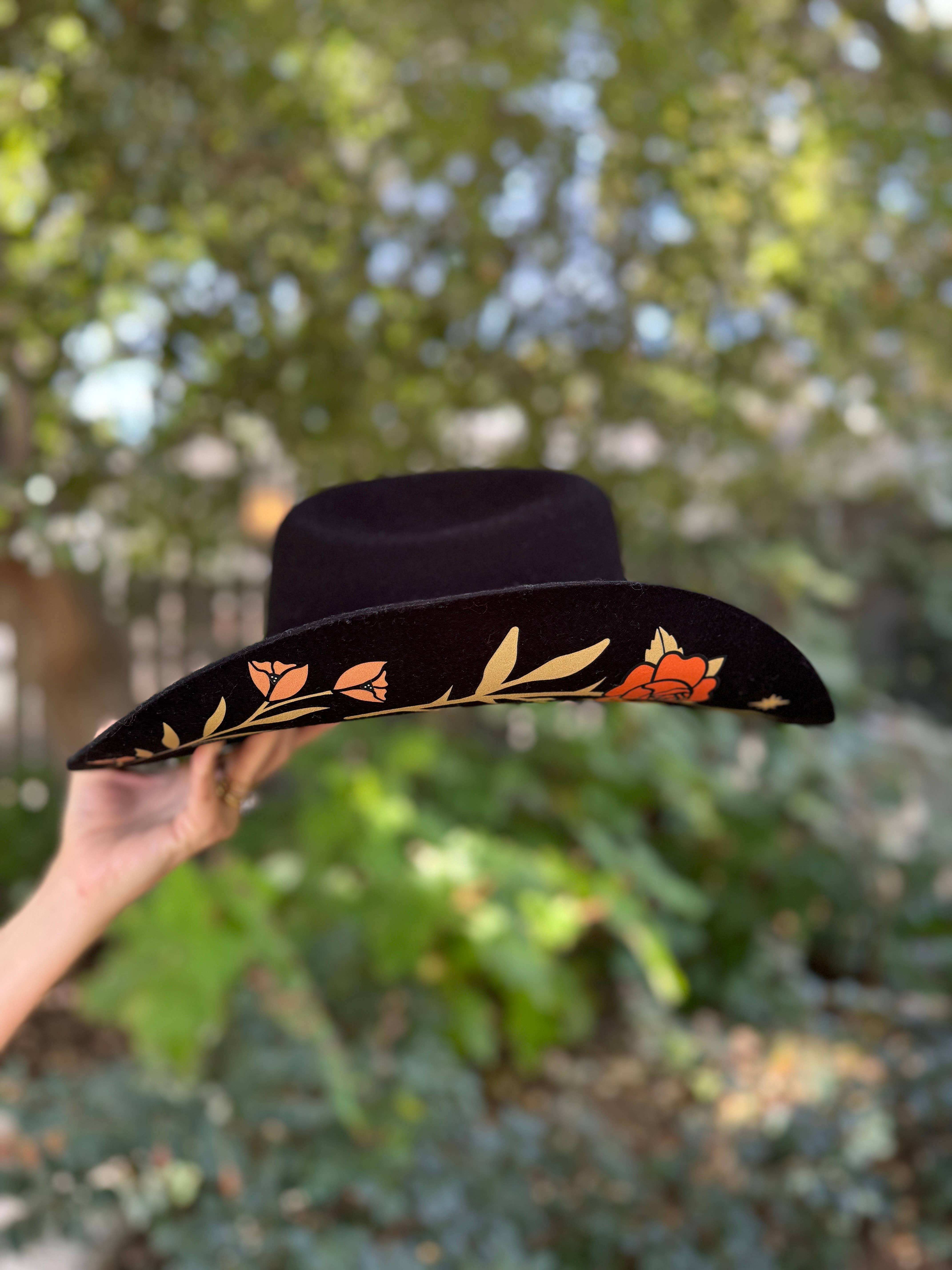 Wild as Heck - Vente Chapeau de cowboy – femme - Le chapeau Daphna Western (cowboy, chapeau en laine, vêtements western)2