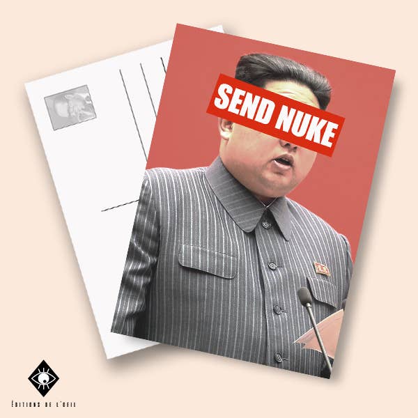 Postkort - Send Nuke for engroshandel hos Les Éditions de l'Oeil