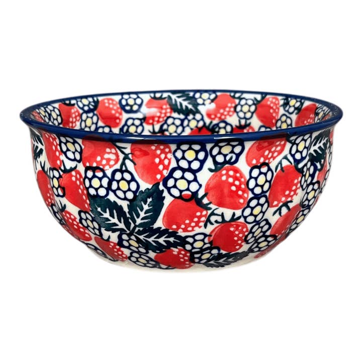 Bol, Rond, 6,5" en "Strawberry Fields" par Manufaktura | M084U-AS59 pour la vente par Polish Pottery Outlet