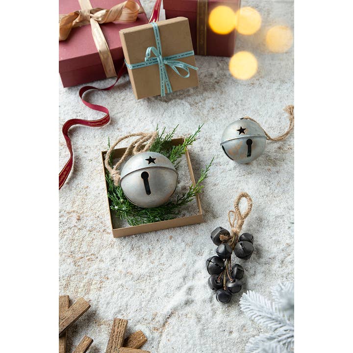 A&B Home Group Inc. - Wholesale Ornament - D4x4" Bell - Gray14