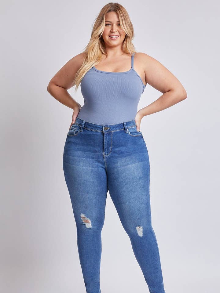 Plus Essential  Skinny Jeans-EP60641 for wholesale by YMI