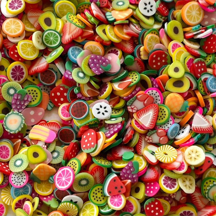 One Stop Cups - Wholesale Craft supplies - Fruit Salad Polymer Clay Glitter