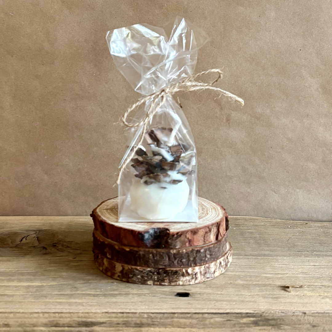 Mana Market Co. - Vente Cadeaux pour invités - Pommes de pin allume-feu ~ Le cadeau rustique parfait pour une fête7