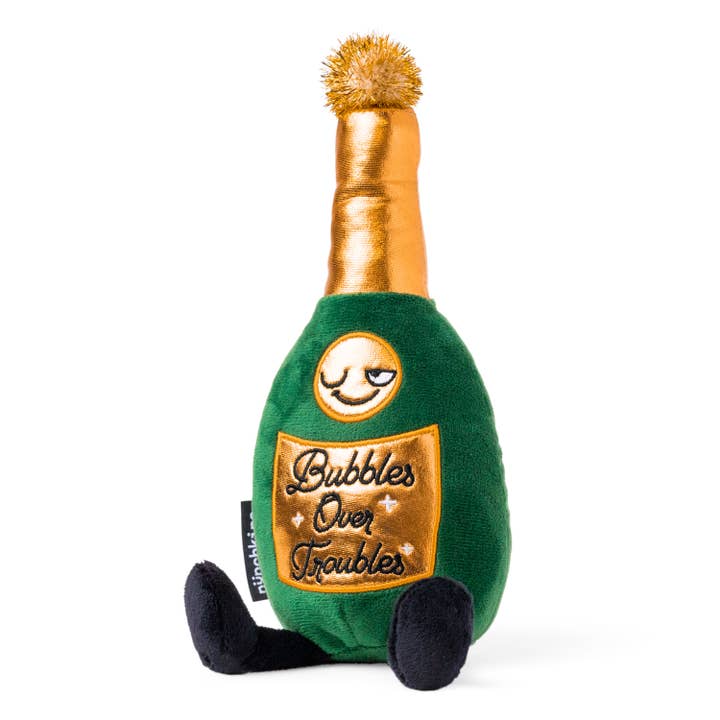 Punchkins - Wholesale Gag Gift/Novelty Gift - Cute Champagne Novelty Plushie, Perfect Holiday Gift